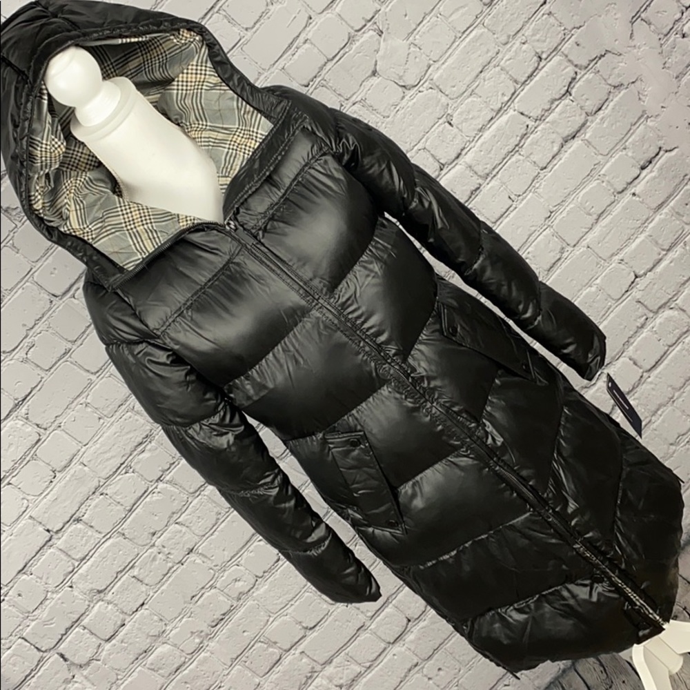 NWT French Connection black puffer coat